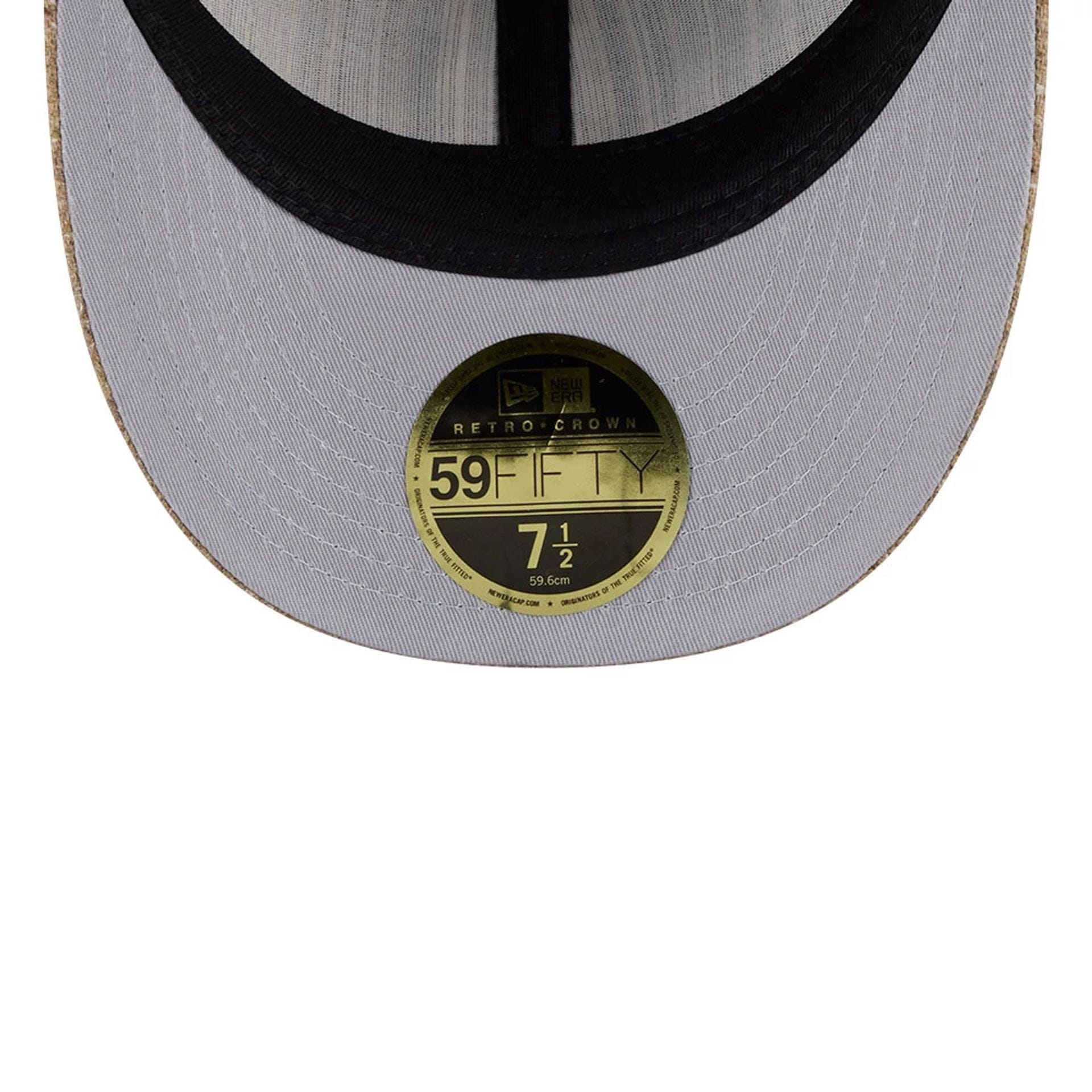 This is a New York Mets MLB Vintage Tweed Open Blue Retro Crown 59FIFTY Fitted Cap 2