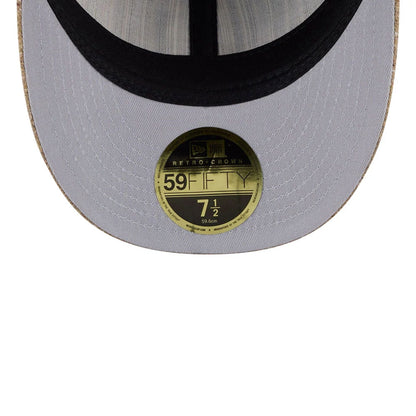 This is a New York Mets MLB Vintage Tweed Open Blue Retro Crown 59FIFTY Fitted Cap 2