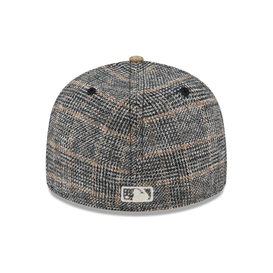 This is a Houston Astros MLB Vintage Tweed Open Blue Retro Crown 59FIFTY Fitted Cap 5