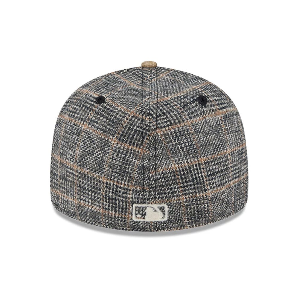 This is a Houston Astros MLB Vintage Tweed Open Blue Retro Crown 59FIFTY Fitted Cap 5