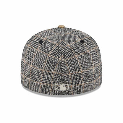 This is a LA Dodgers MLB Vintage Tweed Open Blue Retro Crown 59FIFTY Fitted Cap 5