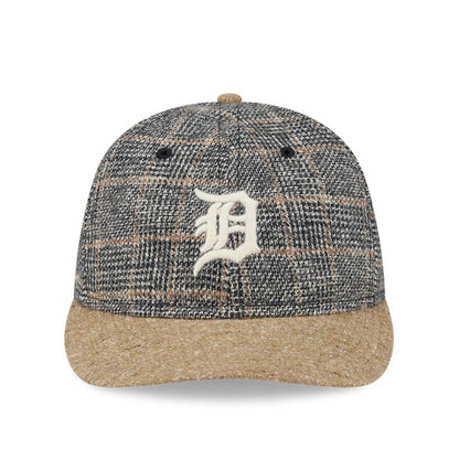 This is a Detroit Tigers MLB Vintage Tweed Open Blue Retro Crown 59FIFTY Fitted Cap 3