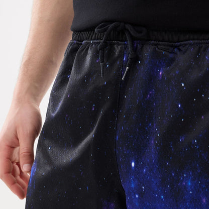 The model is wearing this Warner Brothers Space Jam Oversized Shorts in white. 6