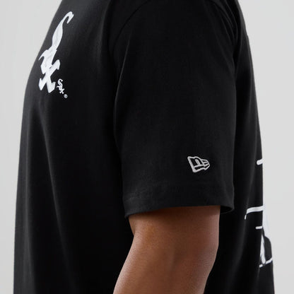 The model is wearing this MLB Graphic Chicago White Sox T-Shirt in black. 5
