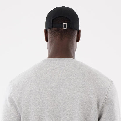 The model is wearing this MLB Sport Classic Toronto Blue Jays Crew Neck Sweater in grey. 5