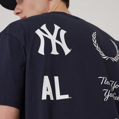 The model is wearing this MLB Match New York Yankees T-Shirt in navy. 4