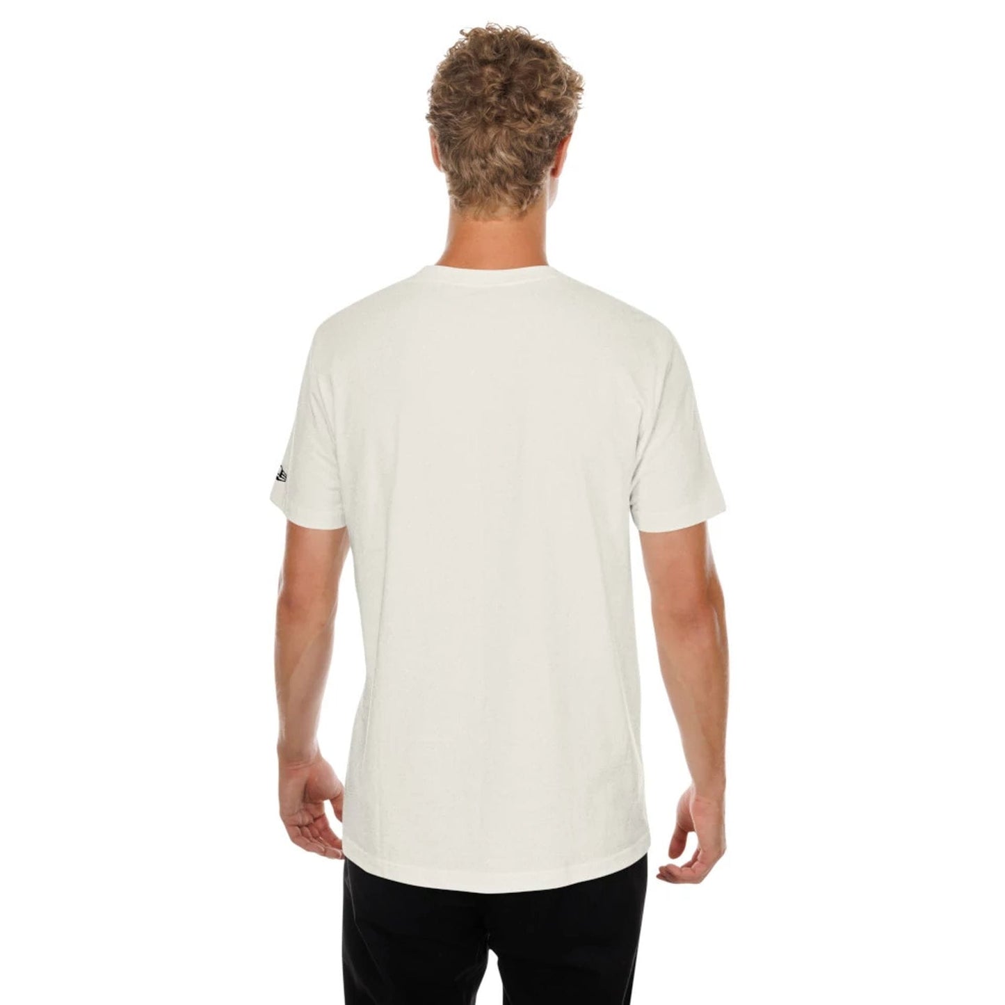 The model is wearing this MLB Spring Training 2026 Cactus League Logo T-Shirt in Cream. 7