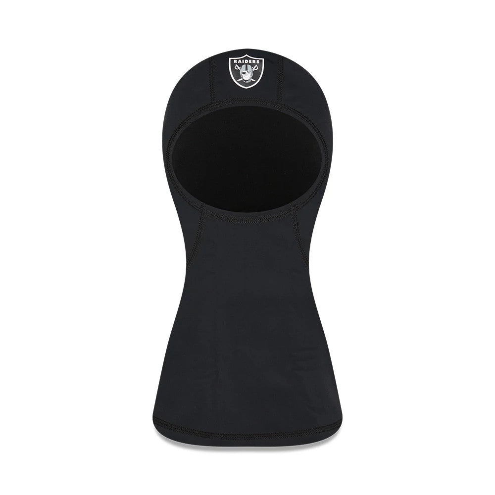 This is a Las Vegas Raiders NFL Sideline 2025 Black Balaclava 1