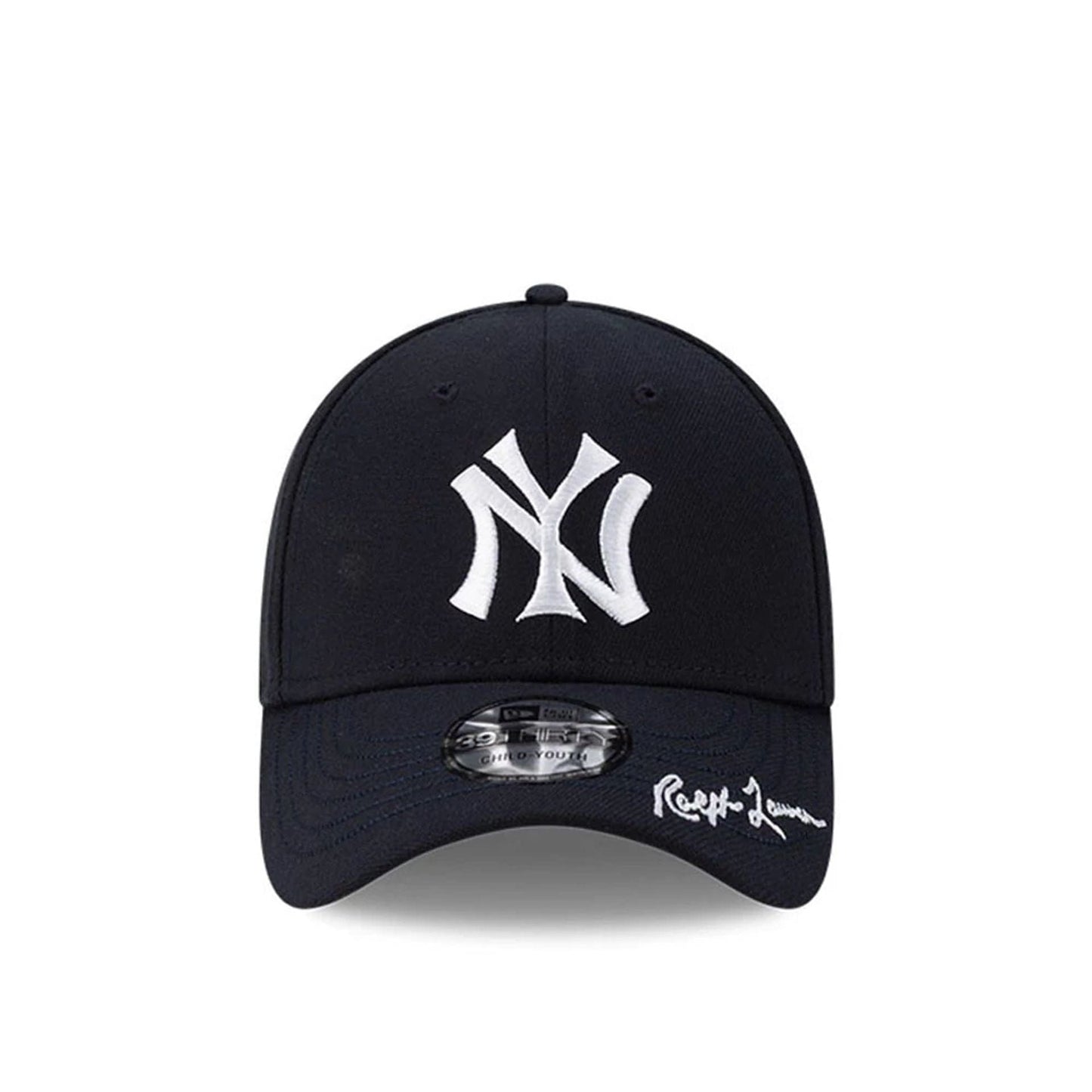 This is a New York Yankees Youth Ralph Lauren x MLB Navy 39THIRTY Stretch Fit Cap 3