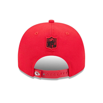 Pictured is this NFL Cartoon Kansas City Chiefs 9FIFTY A-Frame Snapback cap in red. 7