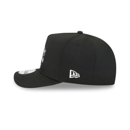 Pictured is this NFL Cartoon Las Vegas Raiders 9FIFTY A-Frame Snapback cap in black. 6