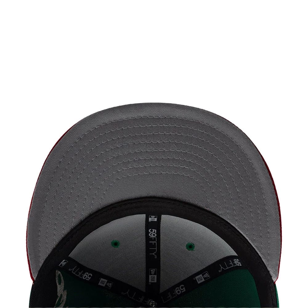 Pictured is this LMB Wordmark 59FIFTY Fitted cap in green. 2