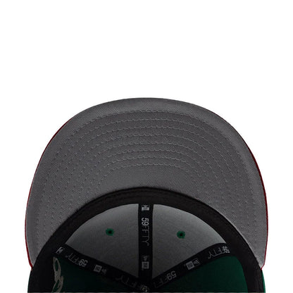 Pictured is this LMB Wordmark 59FIFTY Fitted cap in green. 2