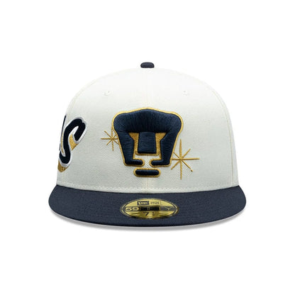 Pictured is this Liga MX Pumas Unam 59FIFTY Fitted cap in white. 2