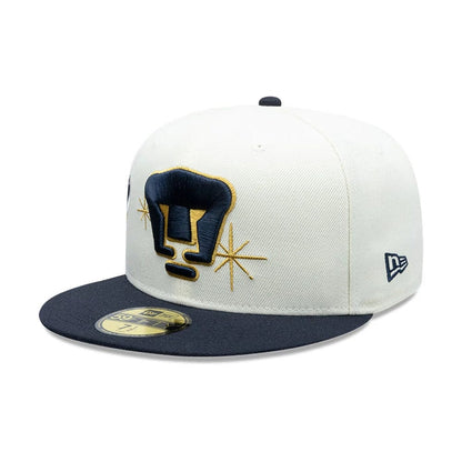 Pictured is this Liga MX Pumas Unam 59FIFTY Fitted cap in white. 3