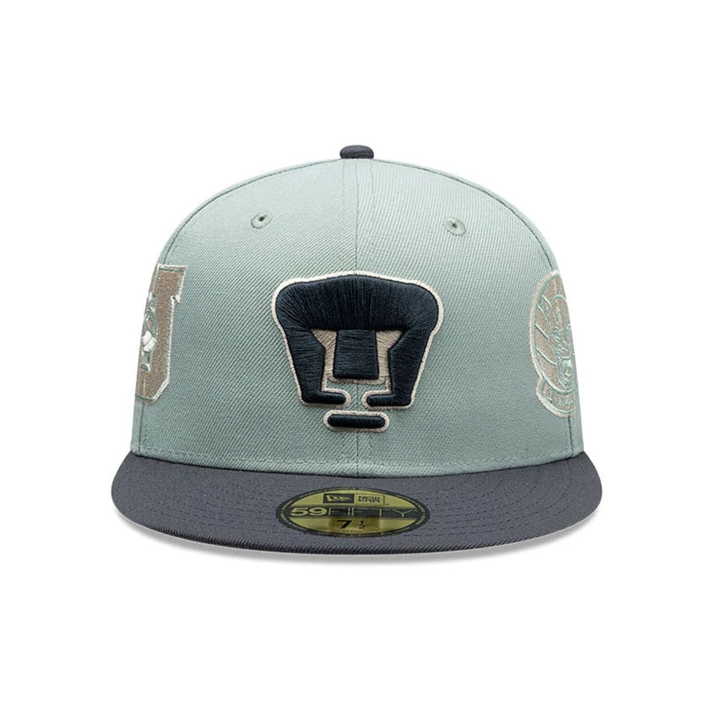 Pictured is this Liga MX Pumas Unam 59FIFTY Fitted cap in pastel green. 3