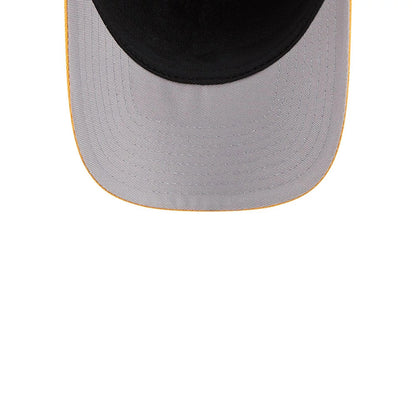 Pictured is this MLB Script Athletics 9FORTY M-Crown A-Frame Adjustable cap in dark green. 2
