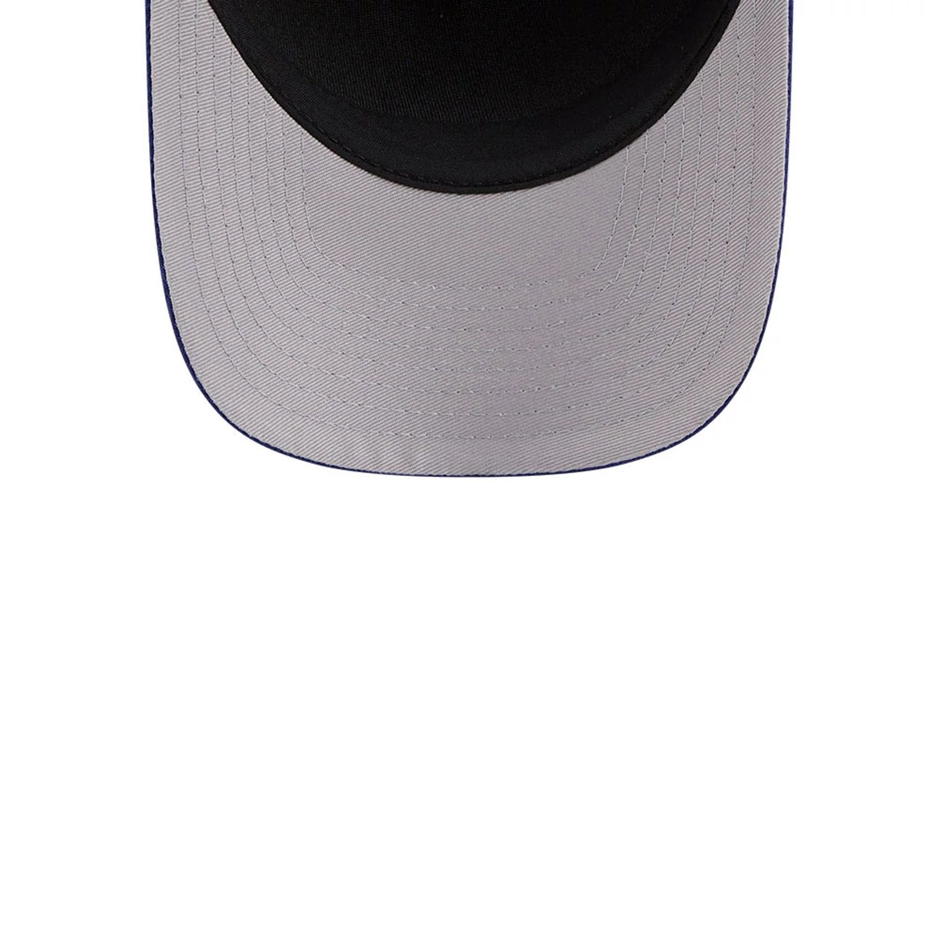 Pictured is this MLB Script LA Dodgers 9FORTY M-Crown A-Frame Adjustable cap in dark blue. 2