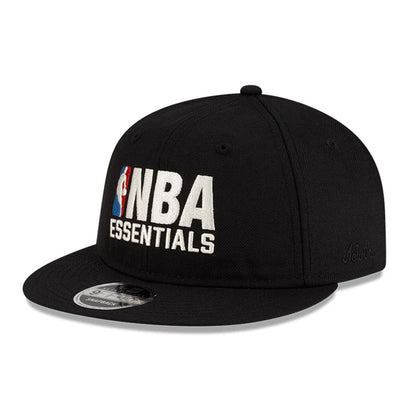 This is a FOG x NBA Logo Black Retro Crown 9FIFTY Adjustable Cap 1