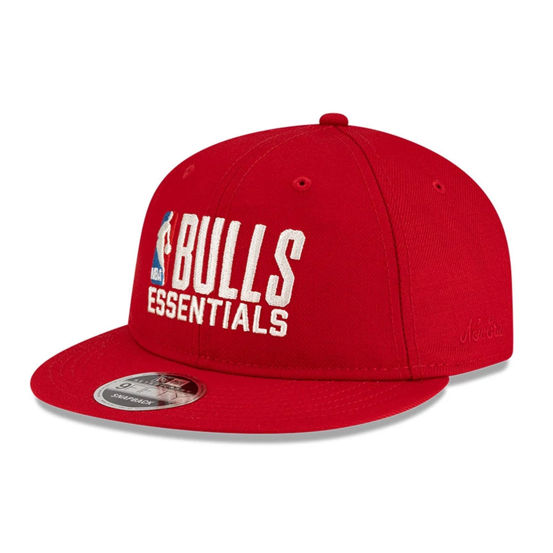New Era 9FIFTY Stretch Snapback - Cappellino Con Visiera Piatta, Badge In Gomma, Nero/Bianco, 97% Cotone