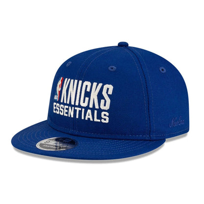 This is a New York Knicks FOG x NBA Blue Retro Crown 9FIFTY Adjustable Cap 1