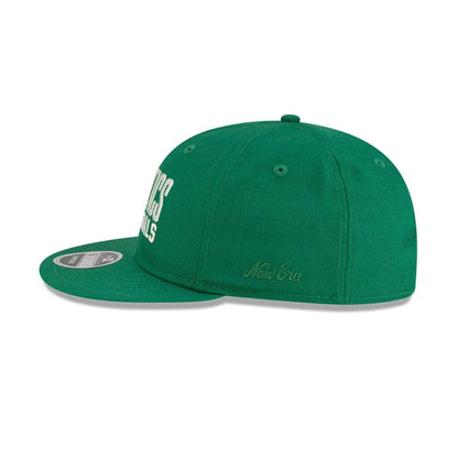 This is a Boston Celtics FOG x NBA Green Retro Crown 9FIFTY Adjustable Cap 5