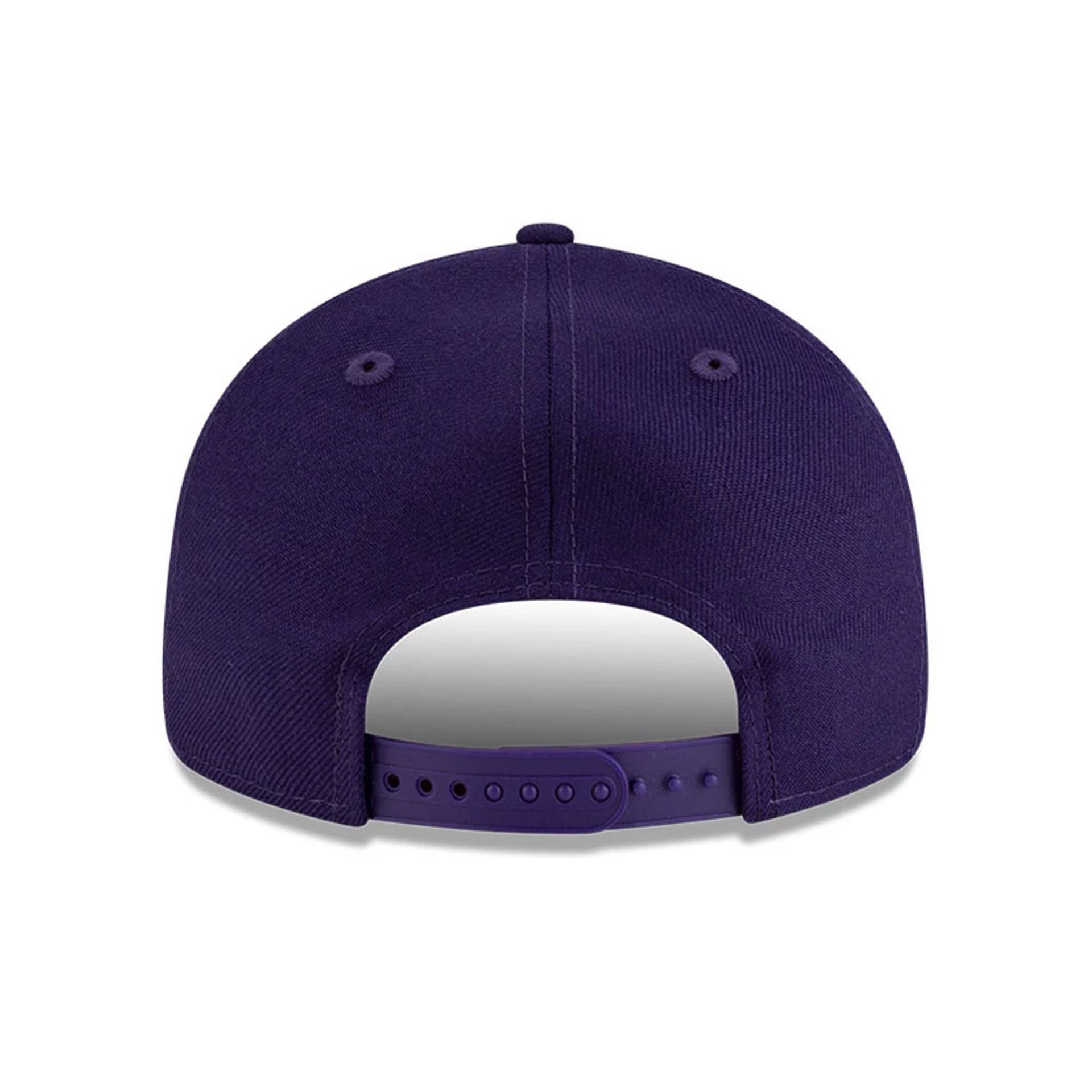This is a LA Lakers FOG x NBA Dark Purple Retro Crown 9FIFTY Adjustable Cap 7
