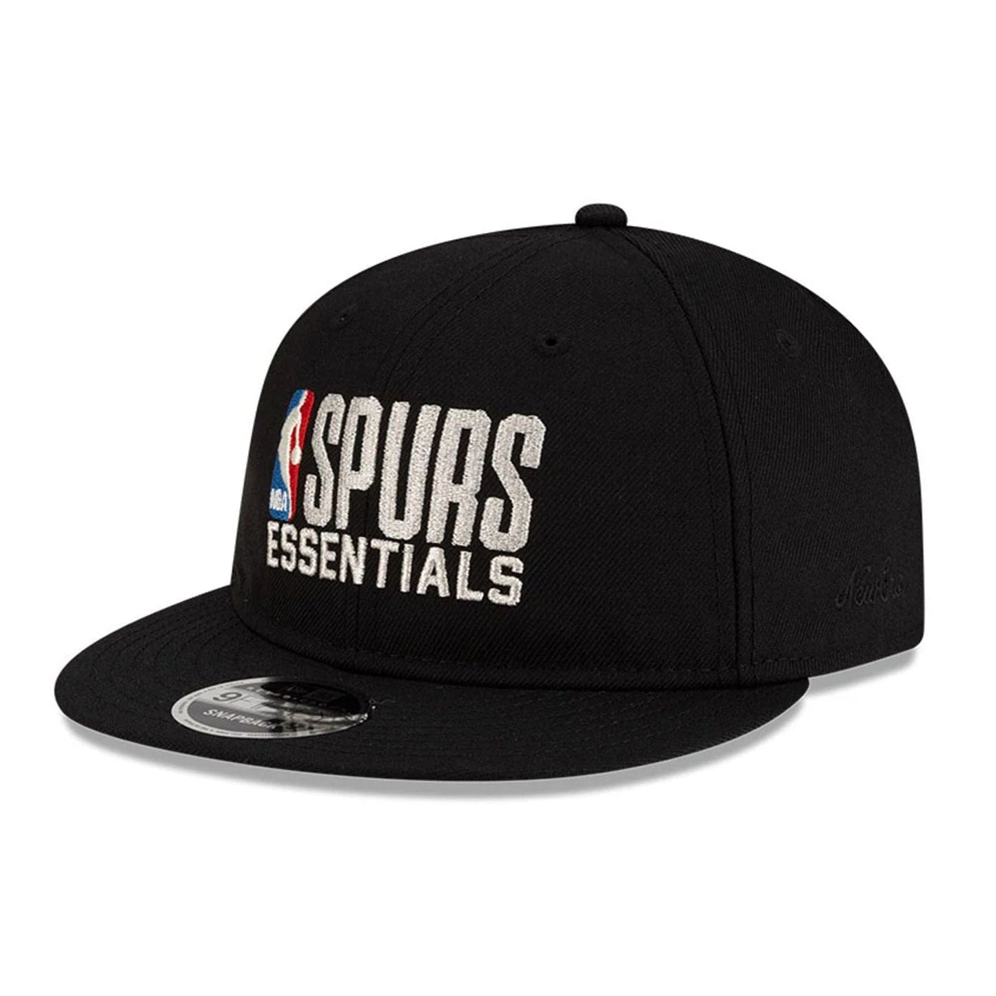 This is a San Antonio Spurs FOG x NBA Black Retro Crown 9FIFTY Adjustable Cap 1