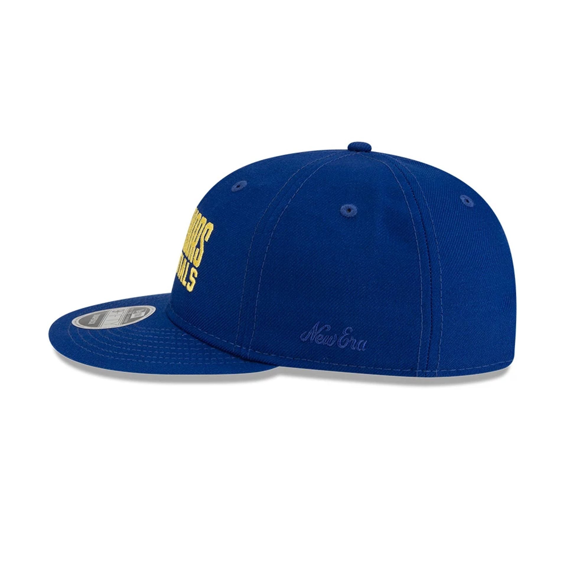 This is a Golden State Warriors FOG x NBA Blue Retro Crown 9FIFTY Adjustable Cap 5
