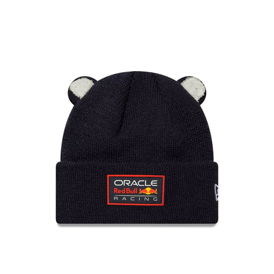 This is a Red Bull Racing Infant My 1st Knit Dark Blue Cuff Knit Beanie Hat 1