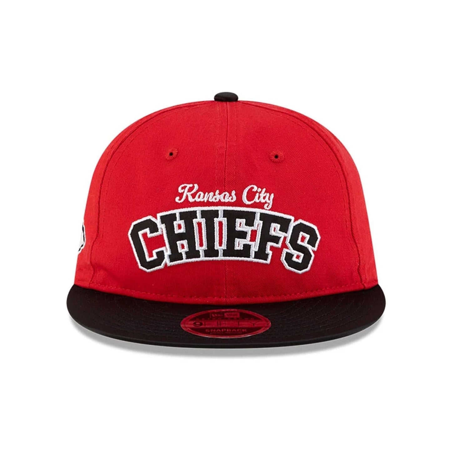 This is a Kansas City Chiefs NFL Historic Red Retro Crown 9FIFTY Snapback Adjustable Cap 2