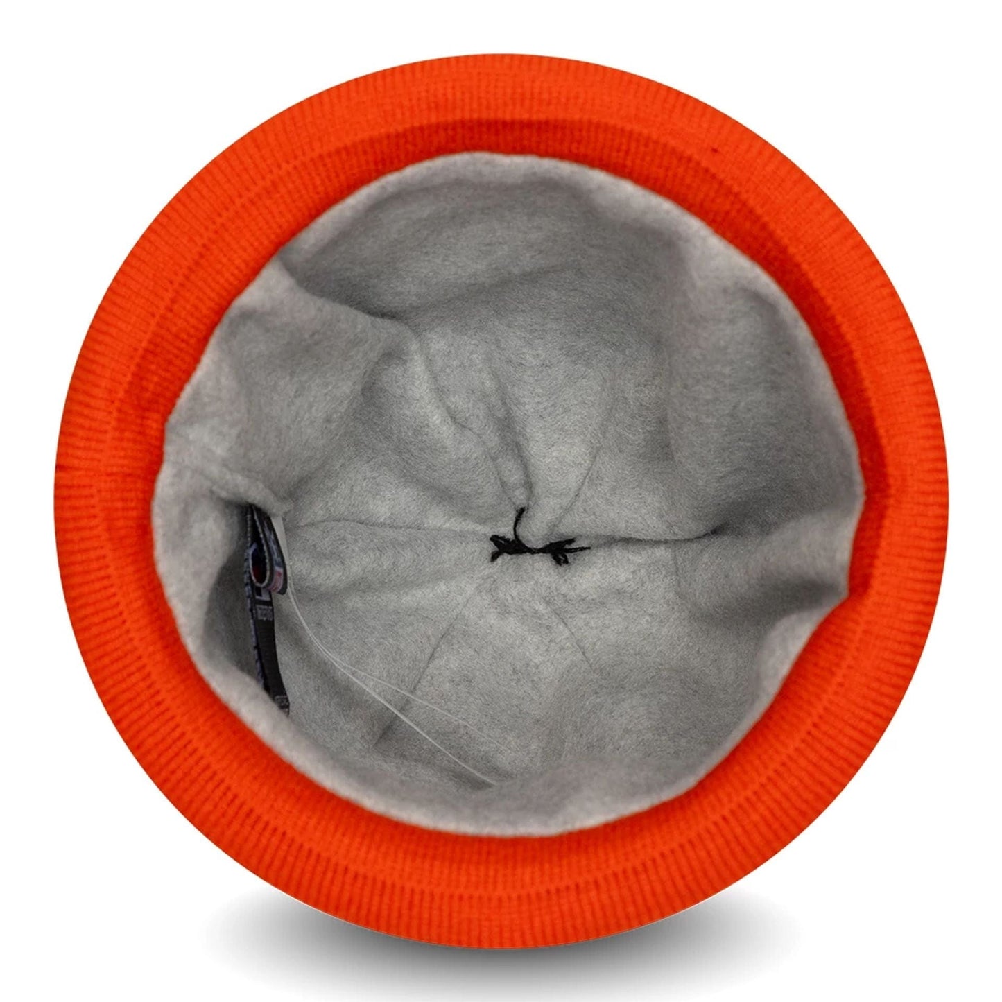 This is a Cleveland Browns NFL London Games 2025 Dark Brown Cuff Knit Beanie Hat 3