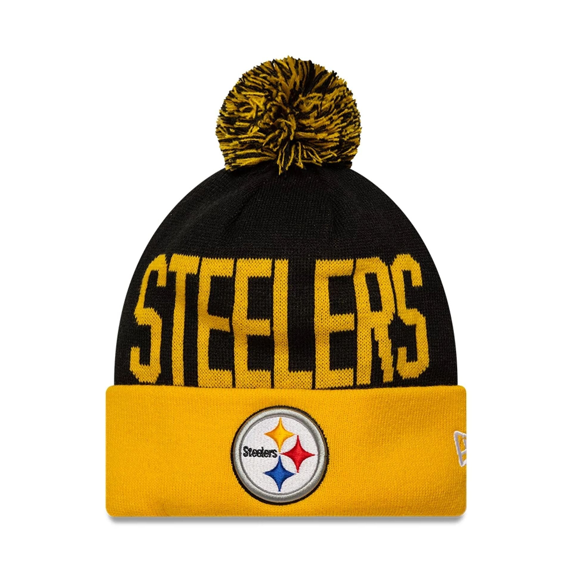 NFL Dublin Game 2025 Pittsburgh Steelers Black Cuff Knit Beanie