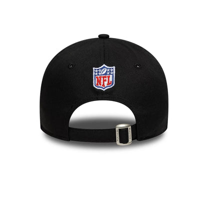 This is a Shield Logo NFL Berlin Game 2025 Black 9TWENTY Adjustable Cap 4