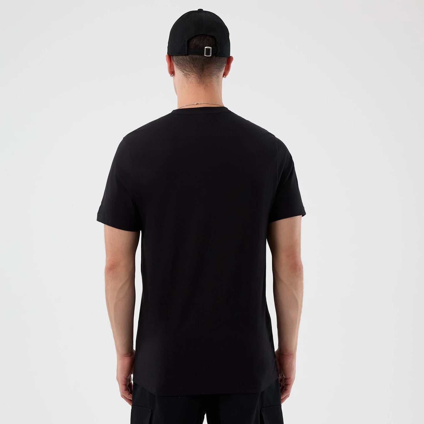 The Male model is wearing LA Dodgers MLB Back To School Black T-Shirt 2