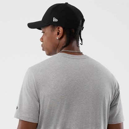 The Male model is wearing  New Era Back To School Grey T-Shirt 7