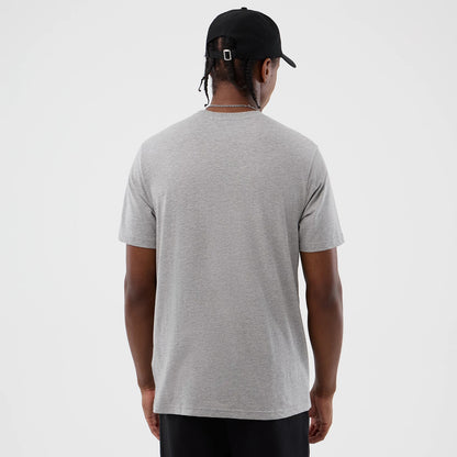 The Male model is wearing  New Era Back To School Grey T-Shirt 2