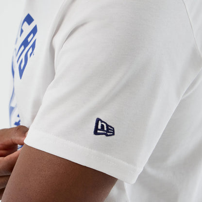 The Male model is wearing LA Dodgers MLB Back To School White T-Shirt 5