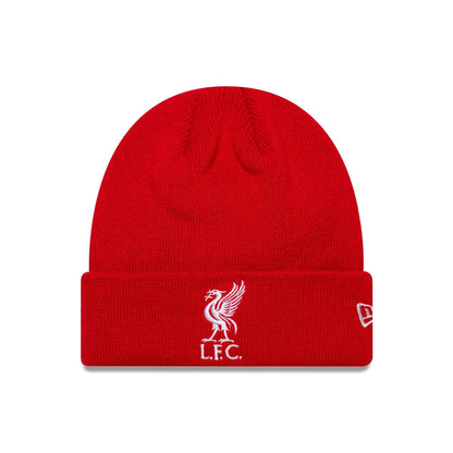 This is a Liverpool FC Core Red Cuff Knit Beanie 1