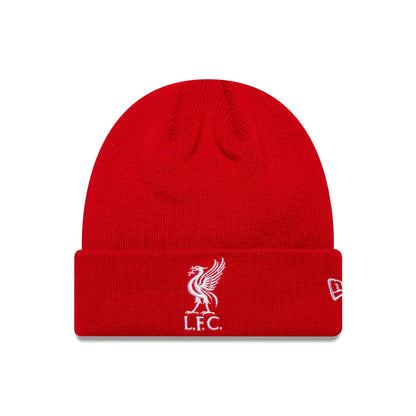 This is a Liverpool FC Core Red Cuff Knit Beanie 1