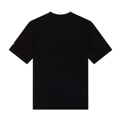The Male model is wearing New Era Fun Graphic Black T-Shirt 2