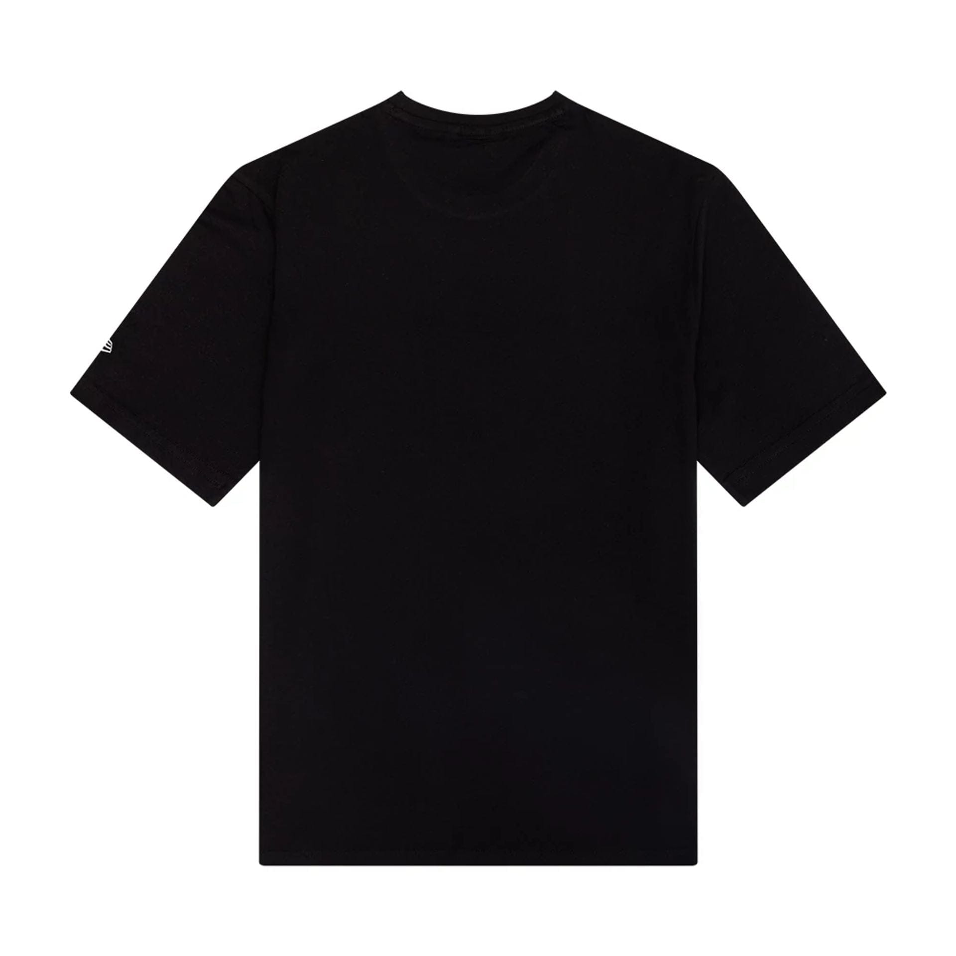 The Male model is wearing New Era Fun Graphic Black T-Shirt 2