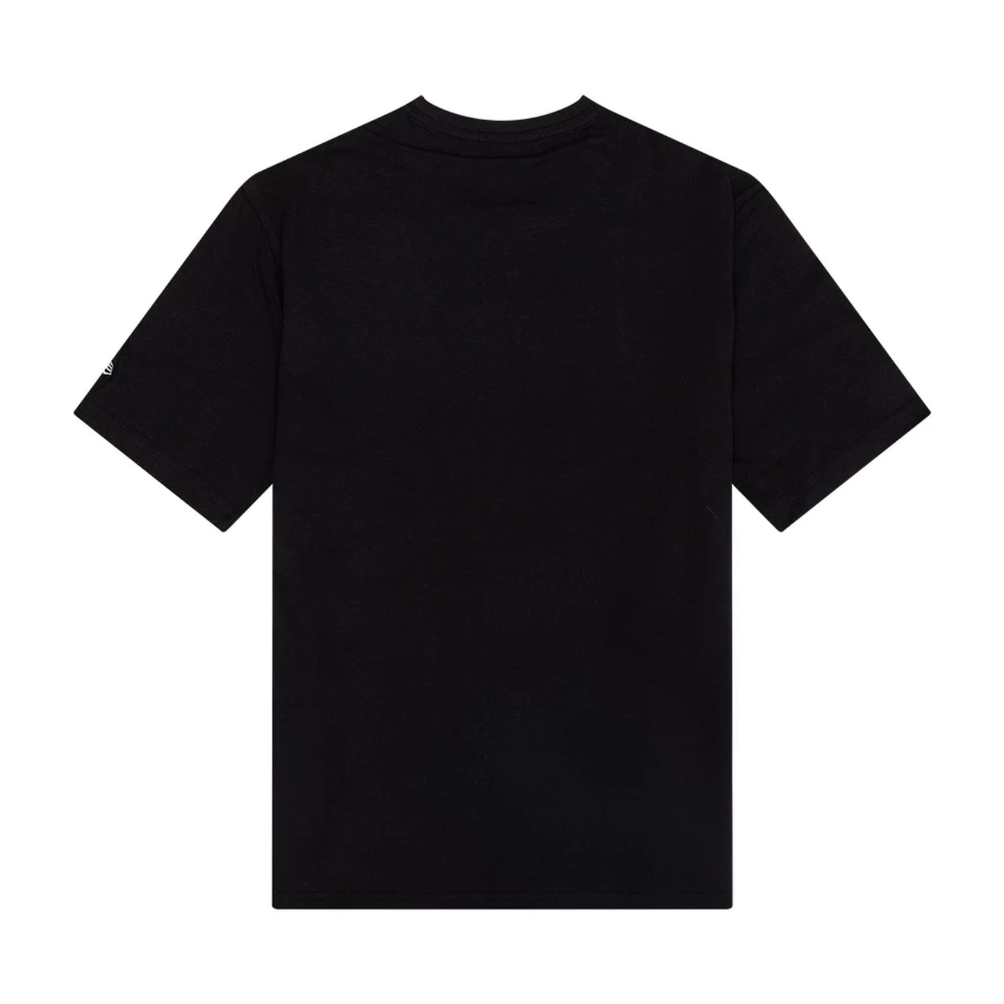 The Male model is wearing Chicago Bulls NBA Outline Graphic Black T-Shirt 2