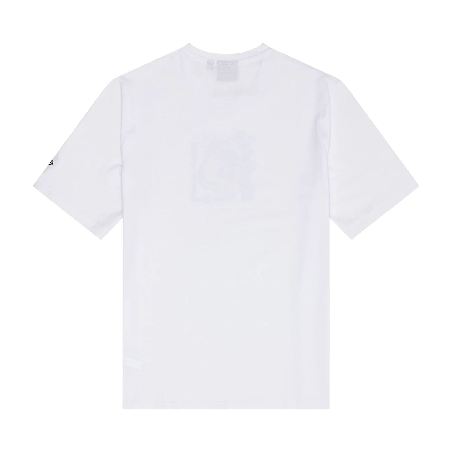 The Male model is wearing New Era Bear Graphic White T-Shirt 2