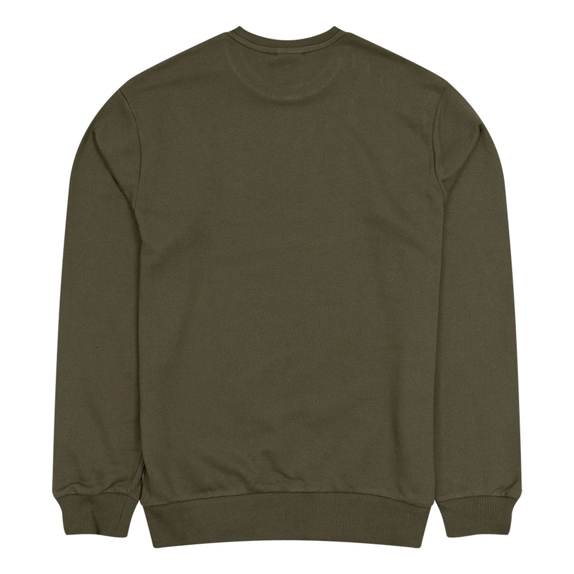 The Male model is wearing New York Yankees MLB Outline Green Crew Neck Sweater 2