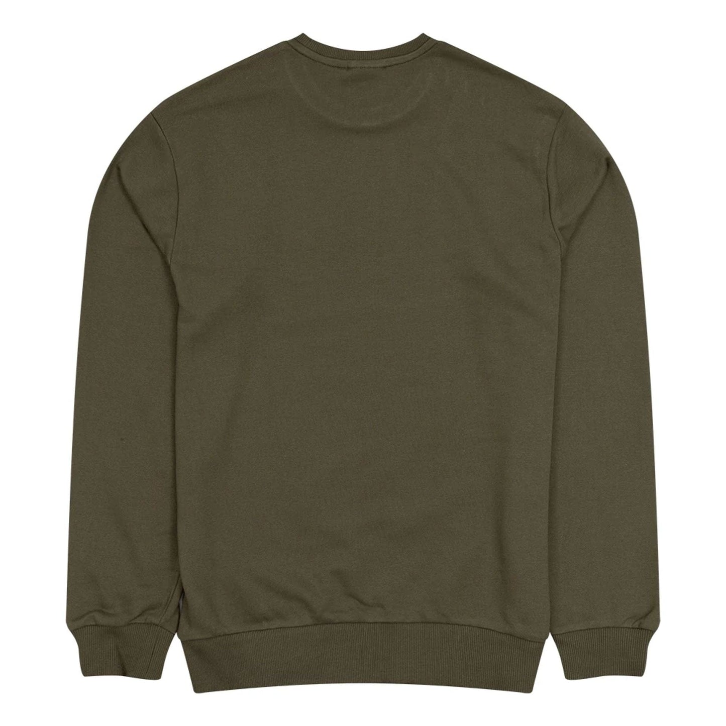 The Male model is wearing New York Yankees MLB Outline Green Crew Neck Sweater 2