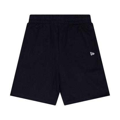 The Male model is wearing New Era Flag Navy Shorts 1