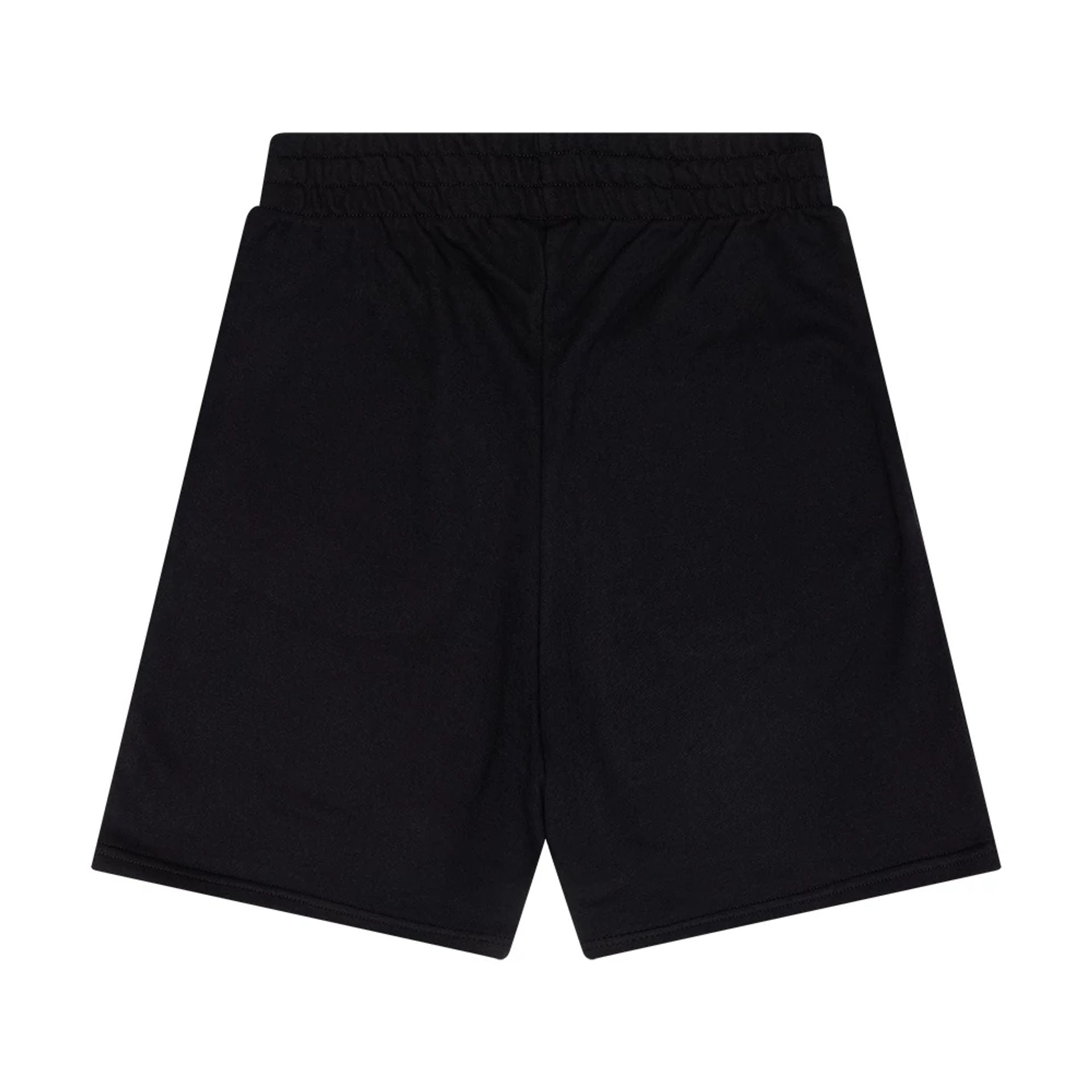 The Male model is wearing New Era Flag Black Shorts 2