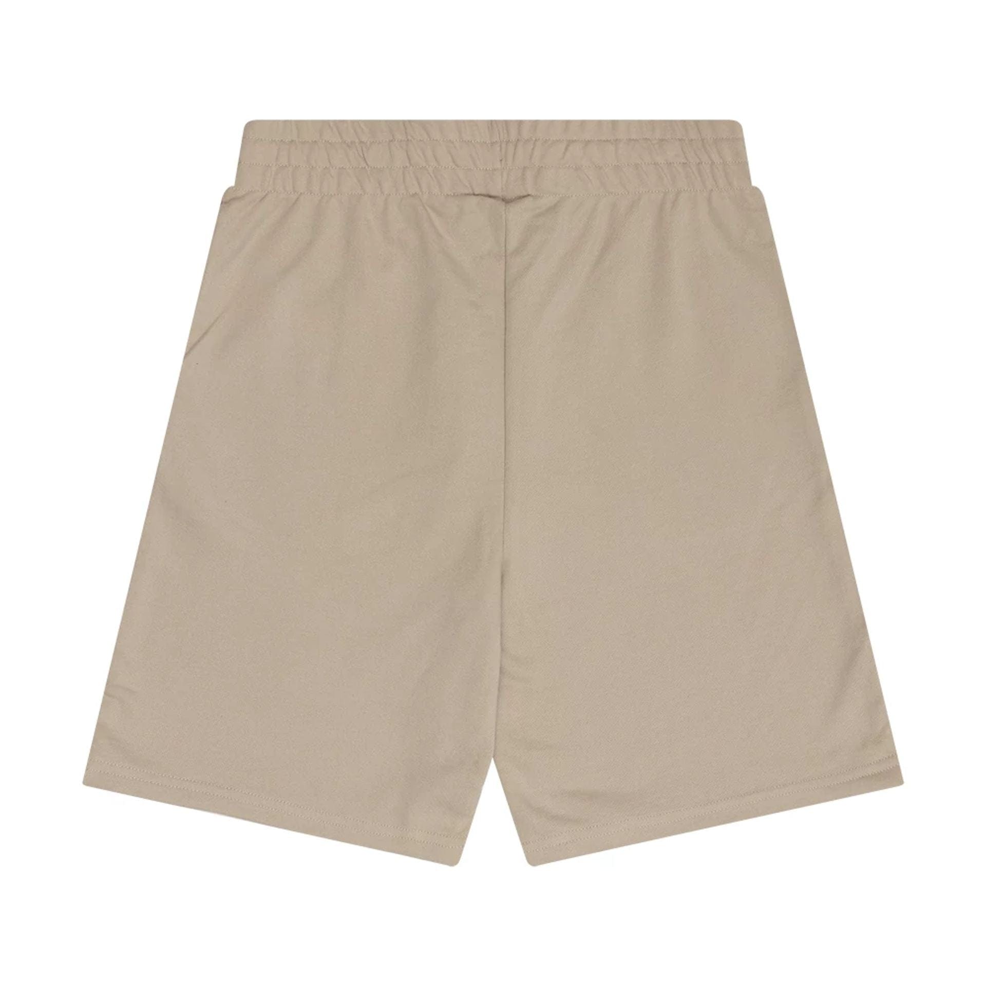 The Male model is wearing New Era Flag Light Beige Shorts 2