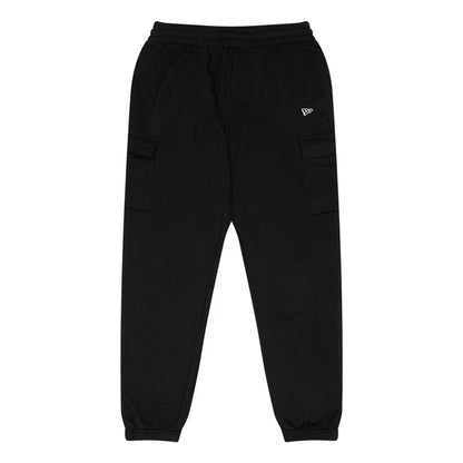 The Male model is wearing New Era Flag Black Cargo Joggers 1